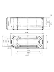 ����� ��������� ������� ����� 3/4 (1700�700) ������, �����, � �������� 1-01-0-2-1-338