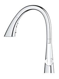 Смеситель Grohe Zedra 32294002 для кухни, выдвижной поворотный излив, хром