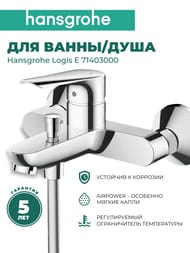��������� Hansgrohe Logis E 71403000 ��� ����� ������������, ���������, ����