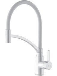 Смеситель для кухни с гибким изливом , FRAP белый, F4552-8 — миниатюра 1