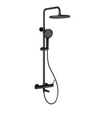 Душевая система Vincea Феерие (Feerie) VSFS-5FE1MB с изливом, черный