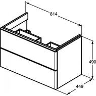 ����� ��� ���������� Ideal Standard ADAPTO 814�450�490 2 �����, ������� ��� T4296PB