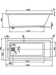 ����� ��������� VAGNERPLAST CAVALLO 150 (1500�700�450) �������������, ����� VPBA157CAV2X-04