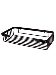 Уценка! Полка WasserKRAFT K-722BLACK металлическая, прямая, черная матовая - уценка. — миниатюра 1