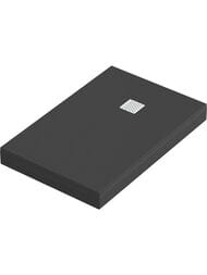 Душевой поддон GOOD DOOR BAS Essentia 1200x800 литьевой мрамор, черный, прямоугольный, без сифона