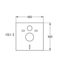 ����������������� ����� GROHE Rapid SL ��� ����������� ������� 37131000