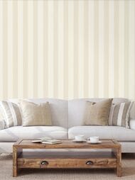 Обои виниловые на флизелине Grandeco Maison MN 4001 (0,53х10,05) полосы, бежевые (рул.)