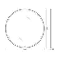 ������� BelBagno (1000x30x1000) ����������.�����������,�������� SPC-RNG-1000-LED-TCH-WARM