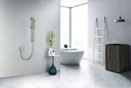 AQ2012BG ЕВРОПА душевой гарнитур 1 режим 65 см, шлиф. золото — миниатюра 3