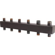 Коллектор распределительный ROMMER 3(5) отопительных контура 1х1.1/4", сталь