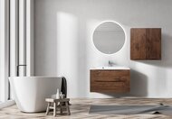 Шкаф подвесной BelBagno FLY-MARINO (700х750х300) 2 дверцы Rovere Moro FLY-MARINO-700-2A-SC-RW-P
