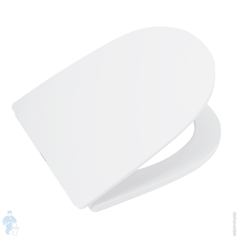 Сиденье дюропласт BelBagno Soft Close с быстросъёмными петлями, белое .