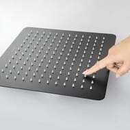 Квадратный верхний душ  300х300х2 мм Aquatek, матовый черный AQ2074MB