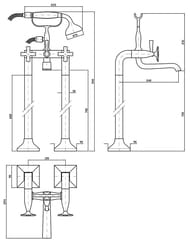 ��������� ��� �����/���� Zucchetti Bellagio ZB1247.C40 ���������, ������