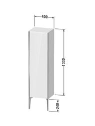 ���� ��������� Duravit XViu 400�1330�360 ����� �����, ����� ������/������ XV1325LB222