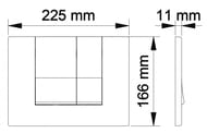 BERGES комплект инсталляции с клавишей смыва S5 SoftTouch черной, унитаз FLOE Rimless, 4в1 043230