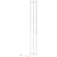 Полотенцесушитель Indigo Style 3 Pro 1200х130 (таймер, скр.монтаж, ун.подкл) белый матовый