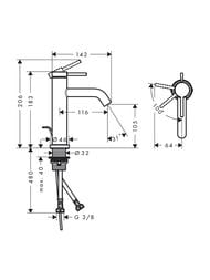 ��������� Hansgrohe Tecturis S 73318000 110 ��, ��� �����������, � ���./����., �������������,����