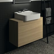 Тумба под раковину Ideal Standard CONCA (800x373x550) 2 ящ , свет.орех, столешница с вырезом T3935Y6