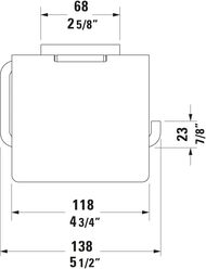 ��������� ��������� ������ DURAVIT Karree � �������, ����: ���� 0099551000