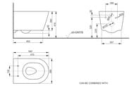 ������ ��������� TOTO RP Series (380�540�335) ������������, ��� ������� CW552