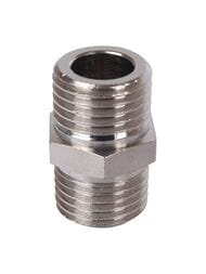 Ниппель STOUT 1/4"НН, никель,  SFT-0004-001414 — изображение 2