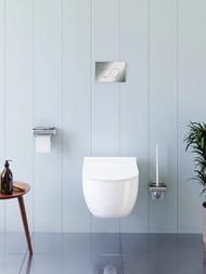 Унитаз подвесной Damixa Scandinavian Pure, безободковый, сиденье микролифт, белый DX36C1701SC