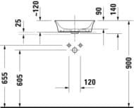 ���������� ��������� Duravit White Tulip 2362430079 430�430 ��� ��������, ��� ���. ��� ����., �����