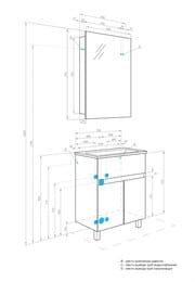 ����� ��� �������� AQUATON ������ 75 (730�455�733) ���������, ����: �������� ����� 1A278301FR4D0