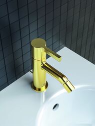 Ideal Standard JOY Смеситель для биде BC784A2 однозахватный, донный клапан, шлифованное золото