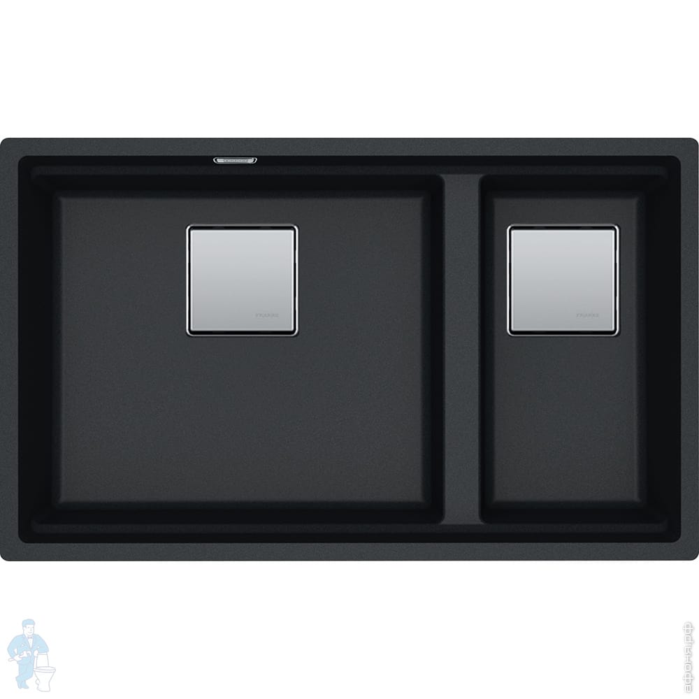 Мойка Franke KUBUS KNG 120 (760х460х200) двойная, под столешницу ...