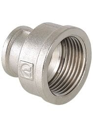 Муфта VALTEC  3/4"х1/2" латунь никелированная VTr.240.N.0504