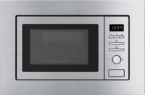 Встраиваемая микроволновая печь SMEG FMI017X (595х388х321 мм), объем 17л, нерж. сталь