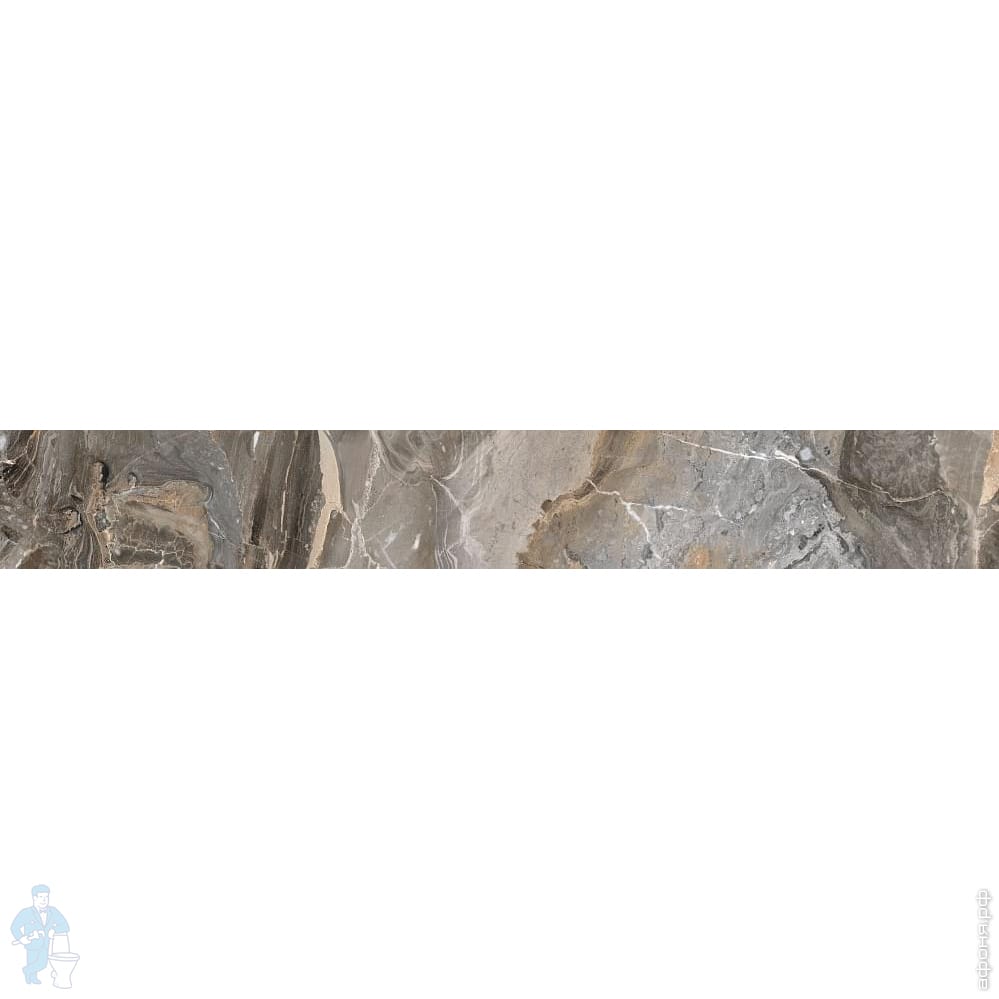 Бордюр VITRA Marble Set (75х600) Оробико Темный Греж K951321LPR01VTE0 (шт.)