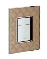 Уценка! Клавиша смыва Grohe Skate Cosmopolitan 38913XМ0 для унитаза, простроченная кожа, цвет: бордо - уценка. — изображение 5