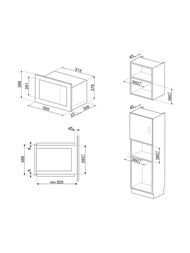 ������������ ������������� ���� SMEG FMI025B3 (595�388�399 ��), 25�, ������