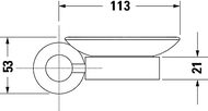 �������� ��������� DURAVIT D-Code ������, ����: ����/������� ������ 0099181000