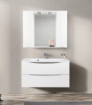 Зеркальный шкаф BelBagno MARINO 1200х150х750 подсветка LED, правый MARINO-SPC-1200/750-2A-BL-P