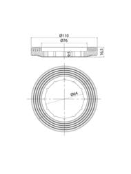 Мембрана между бачком и чашей унитаза IDDIS 905RN640SK — миниатюра 5
