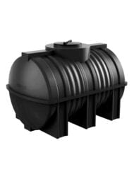 Емкость Polimer Group G-1000 (1540х930х1064) 1000л, цилиндрическая, горизонтальная, черный