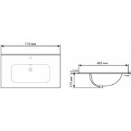 ��������-���������� Aquanet Flat 70 710�465�175 � ���������� ��� ���������, ������ ������� 329254