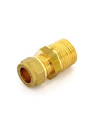 Соединитель для медной трубы, 12х1/2"Н обжим, латунь
