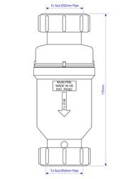 ������� ������ McAlpine MACVALVE � ����� ������� ��=32, �����-�����, MRNRV32C