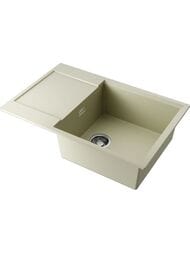 Мойка Omoikiri DAISEN 78-LB-BE (780х510х230) врезная, артгранит, ваниль 4993686