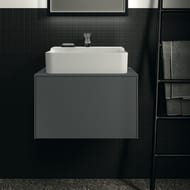 Тумба под раковину Ideal Standard CONCA (600x505x370) 1 ящик, антрацит, столешница с вырезом T3928Y2 — изображение 3