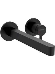 Смеситель Hansgrohe Finoris 76050670 для раковины, скрытого монтажа, излив 228, матовый черный — миниатюра 1