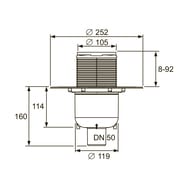 ���� TECEdrainpoint S130 � �������� � �������, ����� ���� 3601300