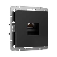 Розетка Ethernet RJ-45 cat. 6A экранированная Werkel W5120108, черный