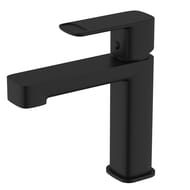 Смеситель для раковины AQUAme Parma однозахватный, черный мат. AQM6610MB
