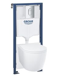 Комплект Grohe Rapid SL 5в1 Инсталяция+Подвесной унитаз с сиденьем м/л+Панель 103849SH00